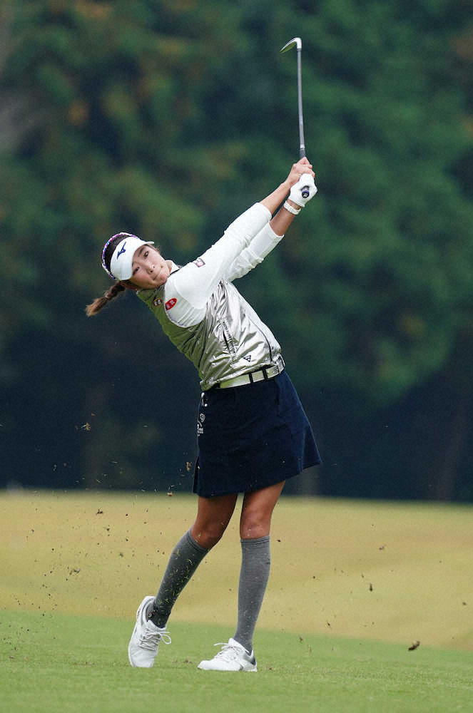 【画像・写真】原英莉花は4アンダー10位発進に　「いい滑りだしができたかな」　TOTOジャパンクラシック