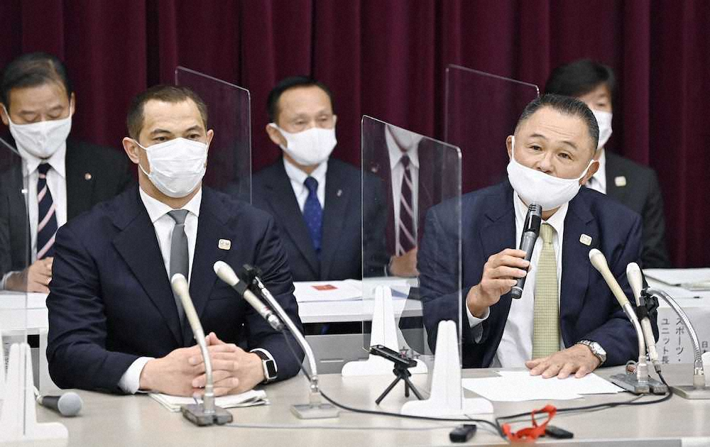 【画像・写真】アスリートらへの性的ハラスメント撲滅へ　JOCなど6団体がスポーツ庁に要望書提出