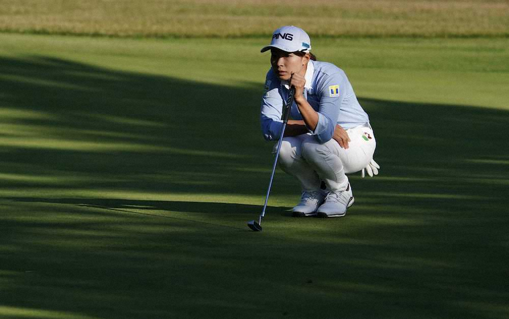 【画像・写真】渋野日向子、イーブンで折り返し　通算2アンダーで後半へ　チャージなるか