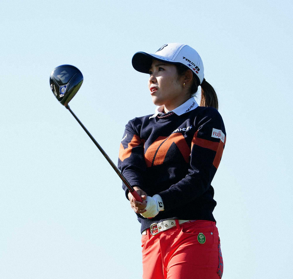 【画像・写真】“ミレニアム世代”古江彩佳　首位タイ36Hボギー0の安定感　必勝パターンで最終日へ