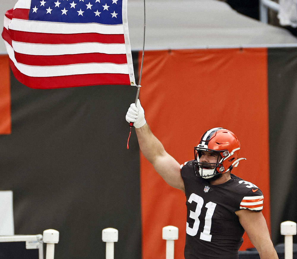 【画像・写真】NFL選手がまた新型コロナウイルスに感染　ブラウンズのRBジャノビッチが陽性反応