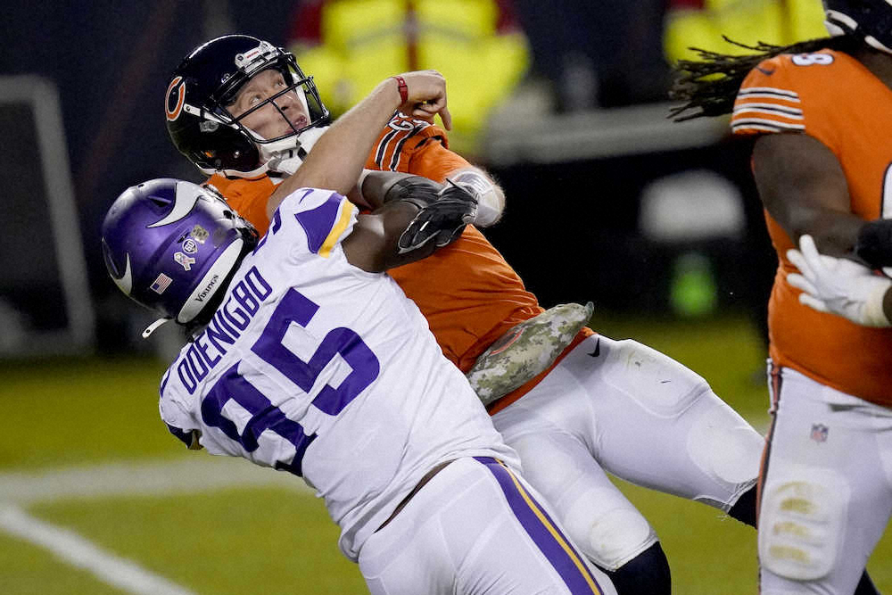 【画像・写真】バイキングスが敵地シカゴでベアーズを下して3連勝　ベアーズは4連敗