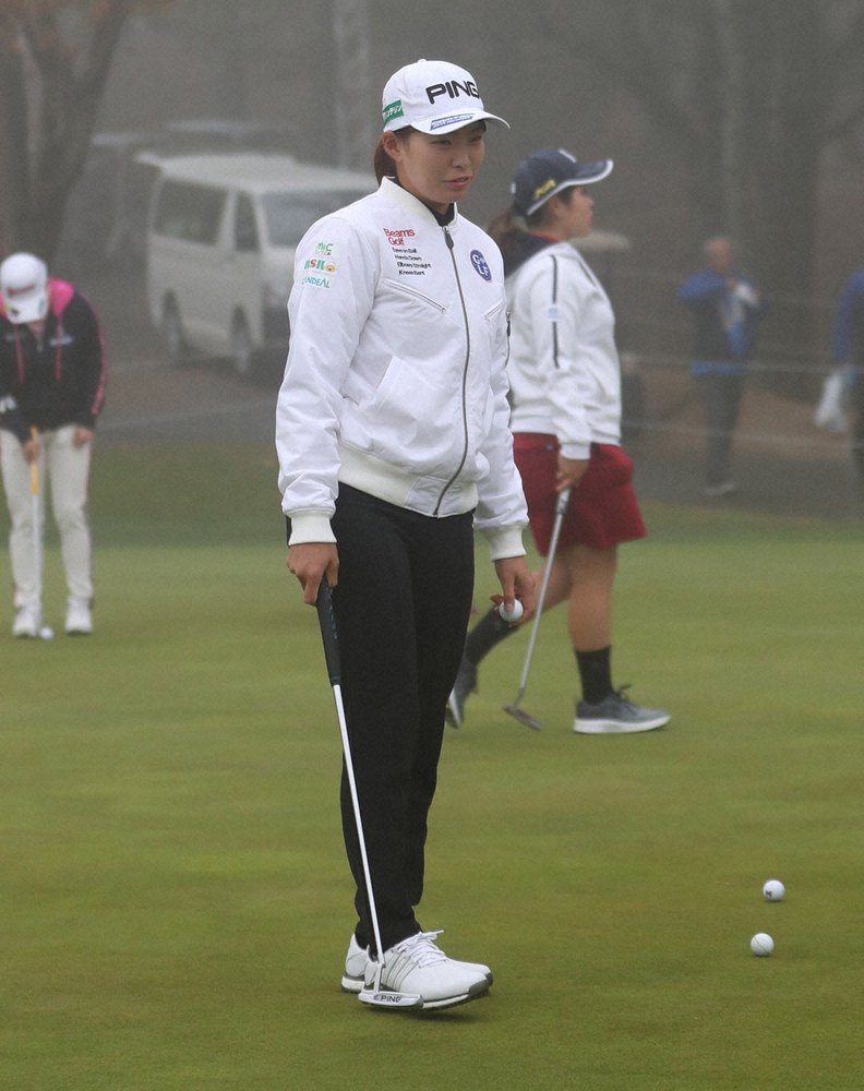 【画像・写真】渋野、順位を下げる　笹生と西村が首位並走