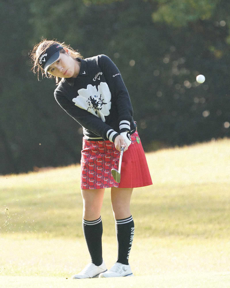 【画像・写真】西村“成長の証”我慢のプレーで首位キープ　笹生らと切磋琢磨