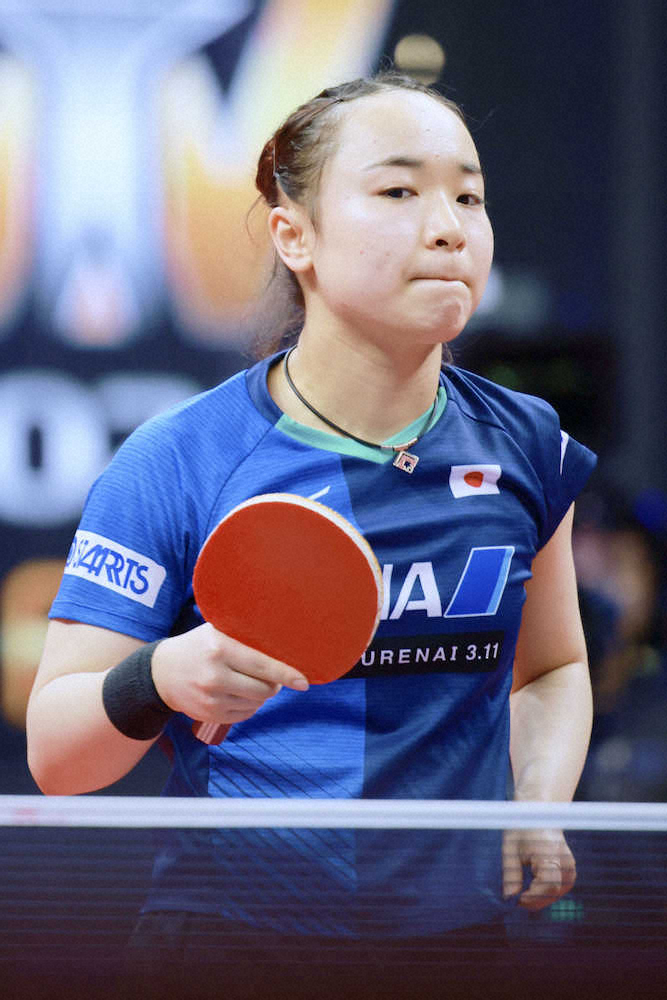 【画像・写真】美誠、ストレート負け…2戦連続4強も、得意のサーブ効かず