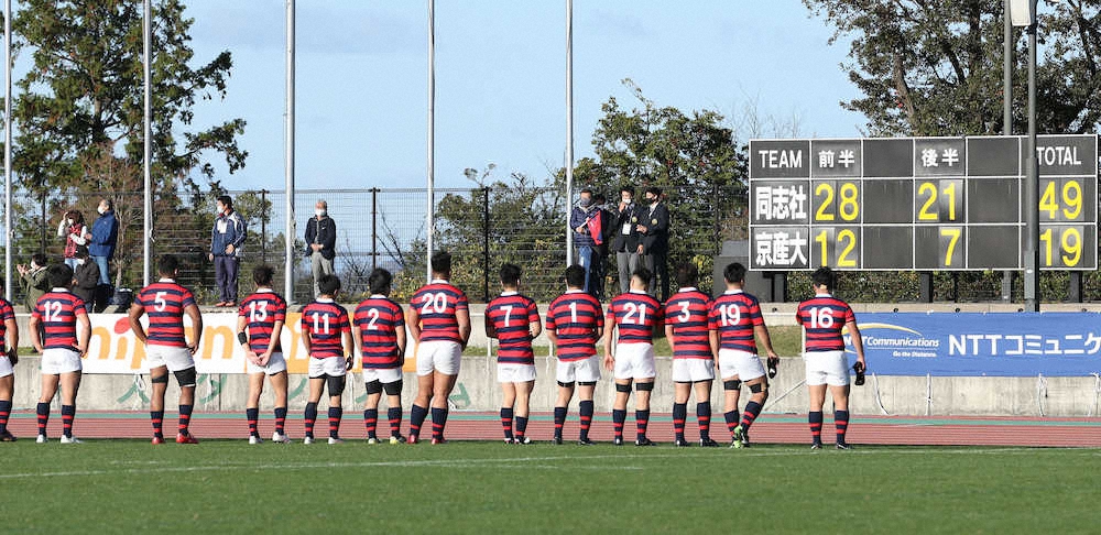 【画像・写真】京産大1位通過を逃す　田中主将、悔し涙