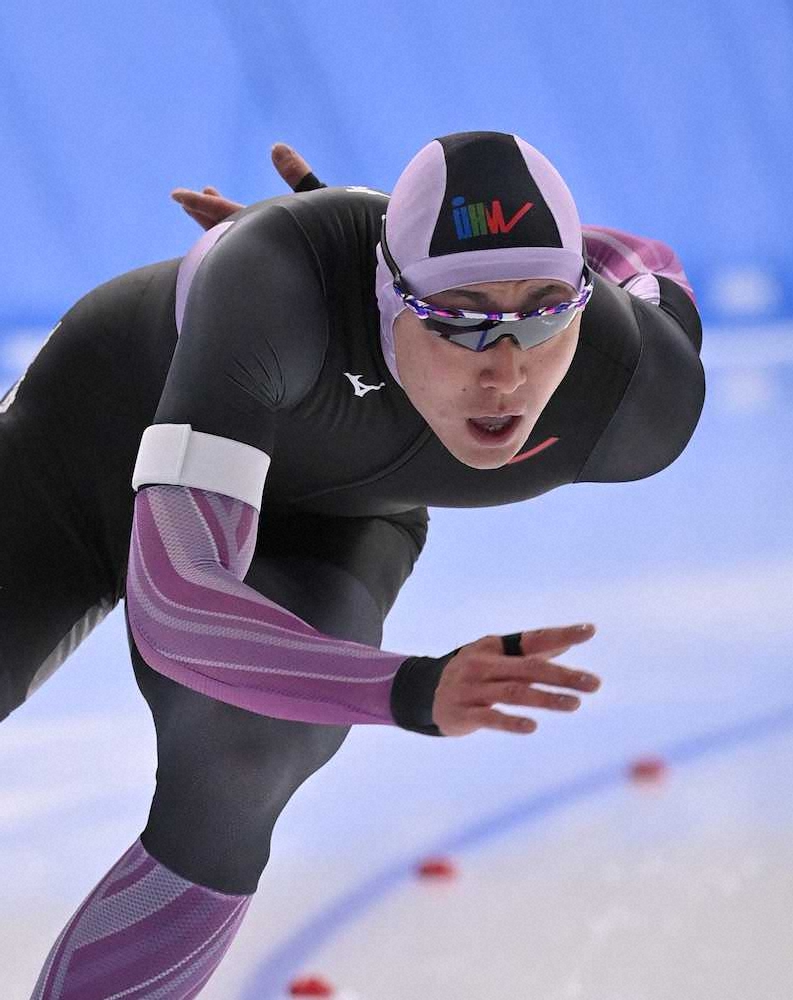 【画像・写真】新浜、悔しい男子1000メートル2位「滑りが小さくなっている」