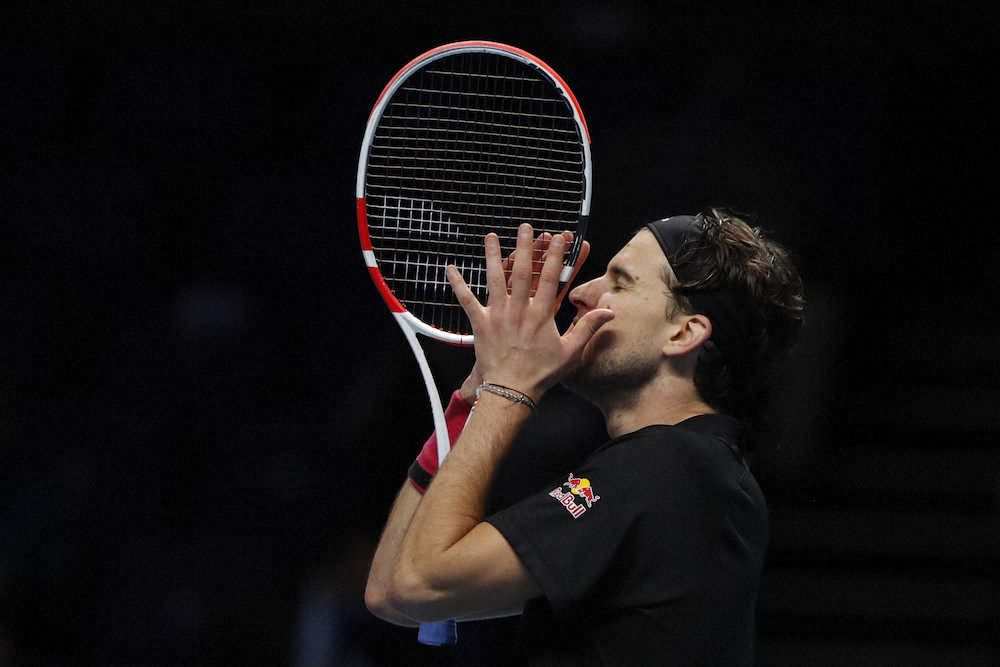 【画像・写真】ジョコビッチ撃破のティエムら決勝へ　日東電工ATPファイナル