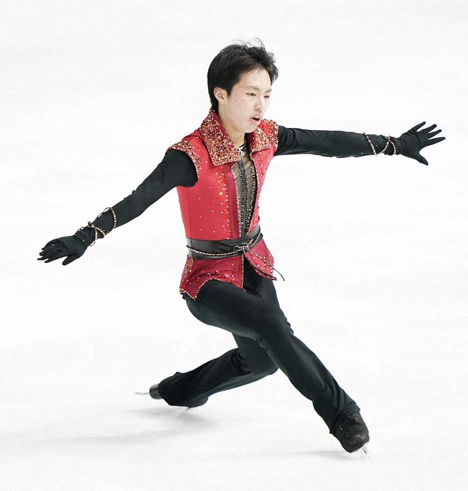 【画像・写真】三浦佳生は猛省の準優勝「完全に自分の実力不足」全日本ジュニア選手権