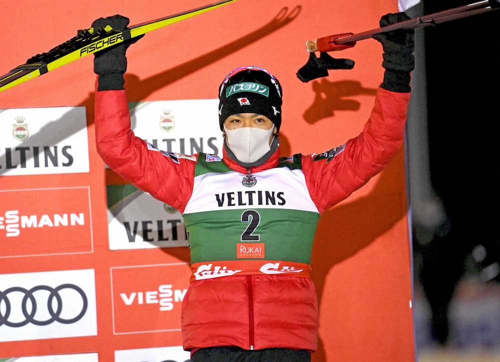 【画像・写真】W杯複合男子個人第3戦　渡部暁斗が9位　後半距離で順位落とす