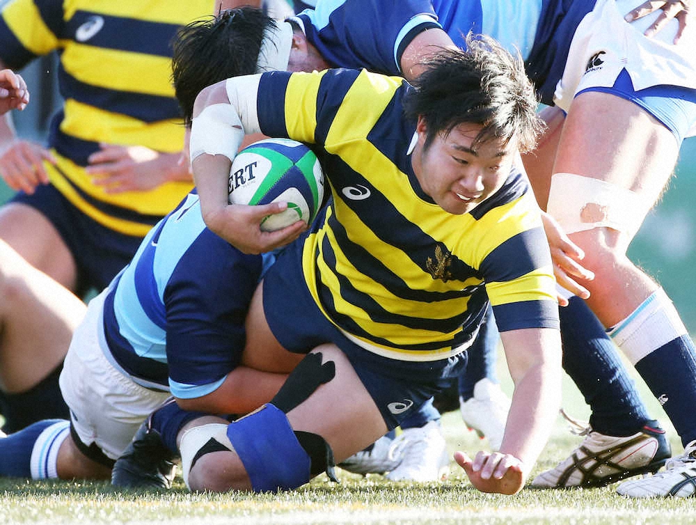 【画像・写真】5位決定戦は立命大に軍配　4年がトライラッシュ　「先制されても我慢できた」