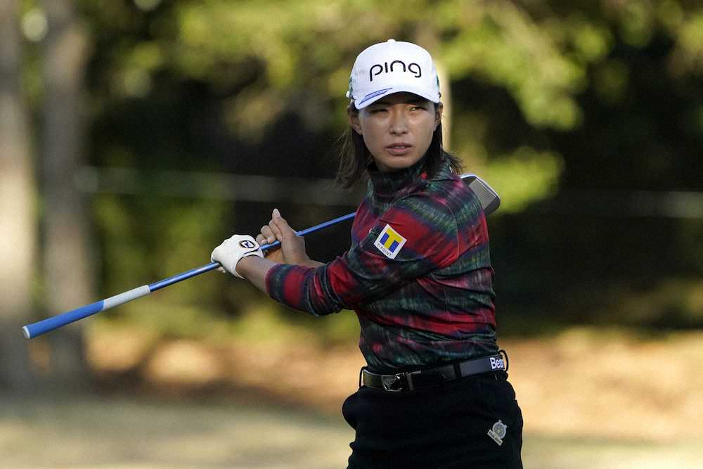 【画像・写真】渋野日向子、好発進2位「のびのびプレーできた」　首位と1打差　全米女子オープン