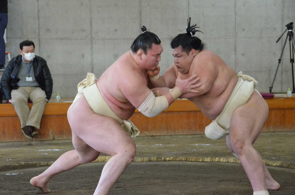 【画像・写真】白鵬、復活へ　阿武咲圧倒“14番全勝”、右膝状態は「だいぶいい」