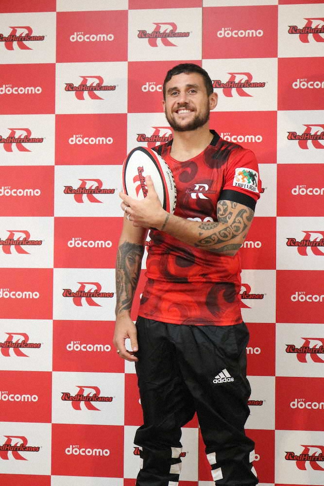 【画像・写真】NTTドコモ加入ペレナラ「昨年のW杯で日本人の優しさに触れた」　ハカのリーダーはカレー好き