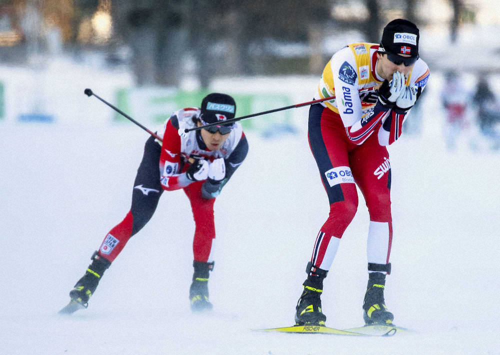 【画像・写真】W杯複合　渡部暁斗9位、前半飛躍3位も失速　優勝はガイガー