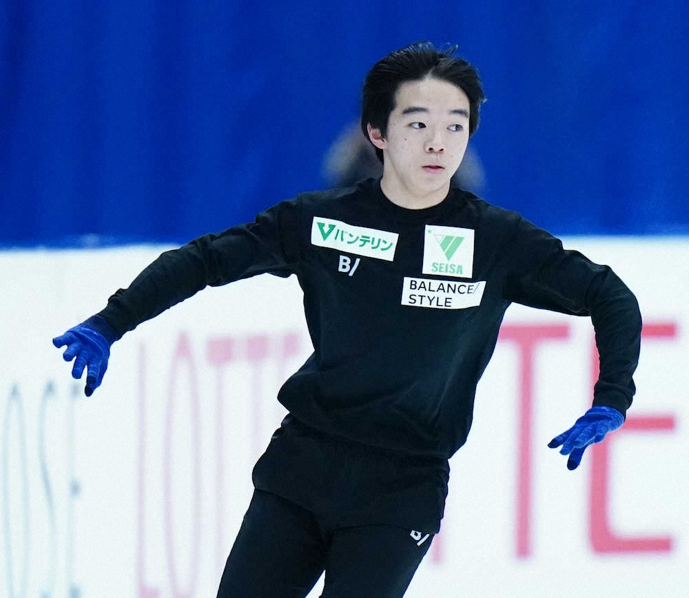 【画像・写真】NHK杯Vの鍵山「自分に凄く合っていて良い氷」、佐藤「全力でぶつかりたい」