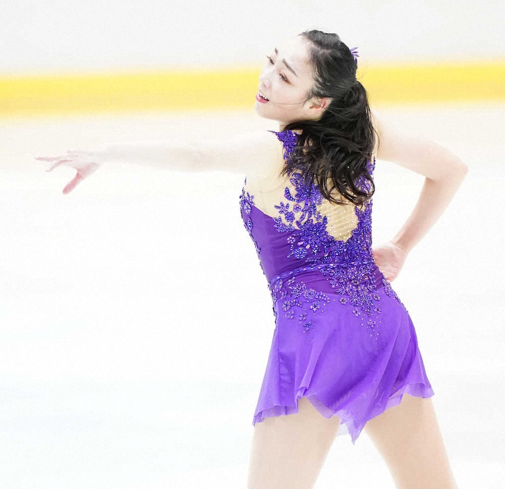 【画像・写真】本郷理華、2年ぶり全日本で59・05点「うれしい気持ちで滑れた」