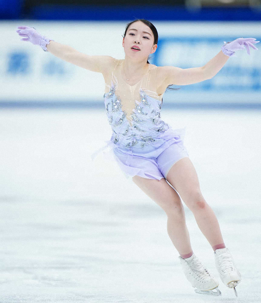 【画像・写真】紀平梨花　連覇へ好感触　公式練習で4回転サルコー2度着氷