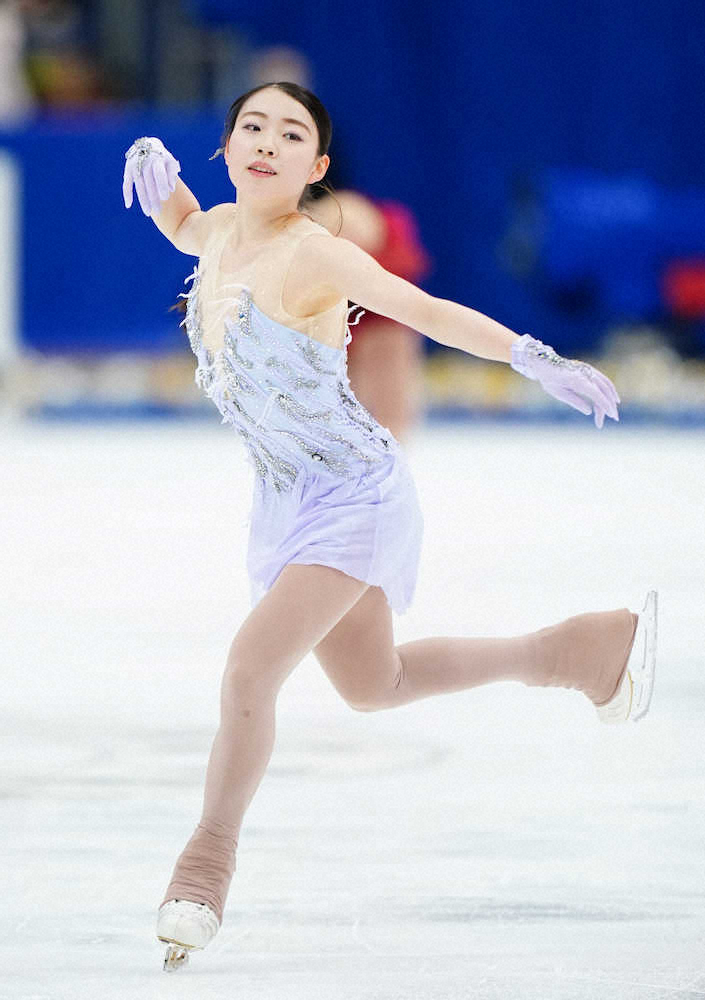 【画像・写真】紀平梨花、公式練習で4回転サルコー着氷　2連覇懸け午後9時3分フリー登場