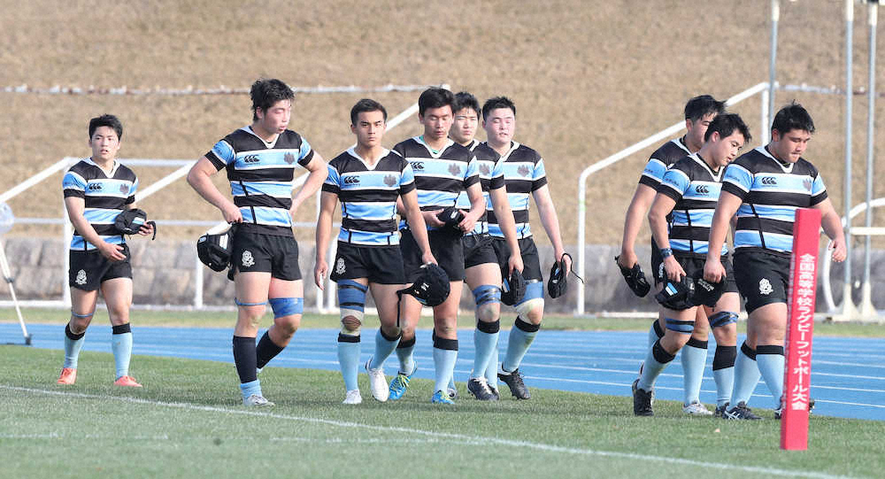 【画像・写真】茗渓学園　好タックルと速い仕掛けも及ばず、亀山が意地の1トライ