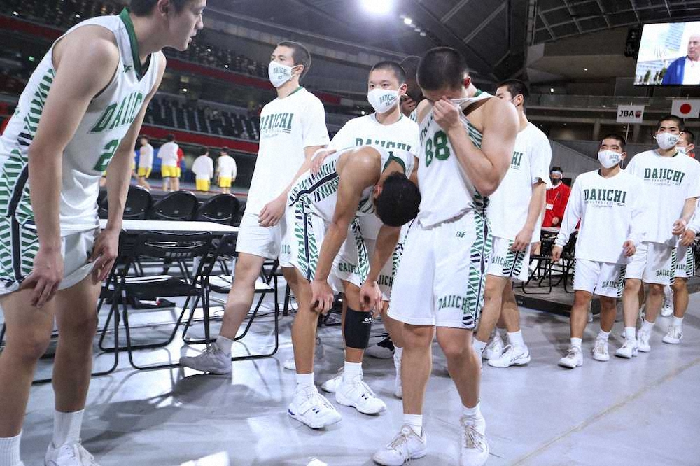 【画像・写真】福岡第一　3連覇消滅　残り58秒で勝ち越し許す　ハーパー号泣「申し訳ない」