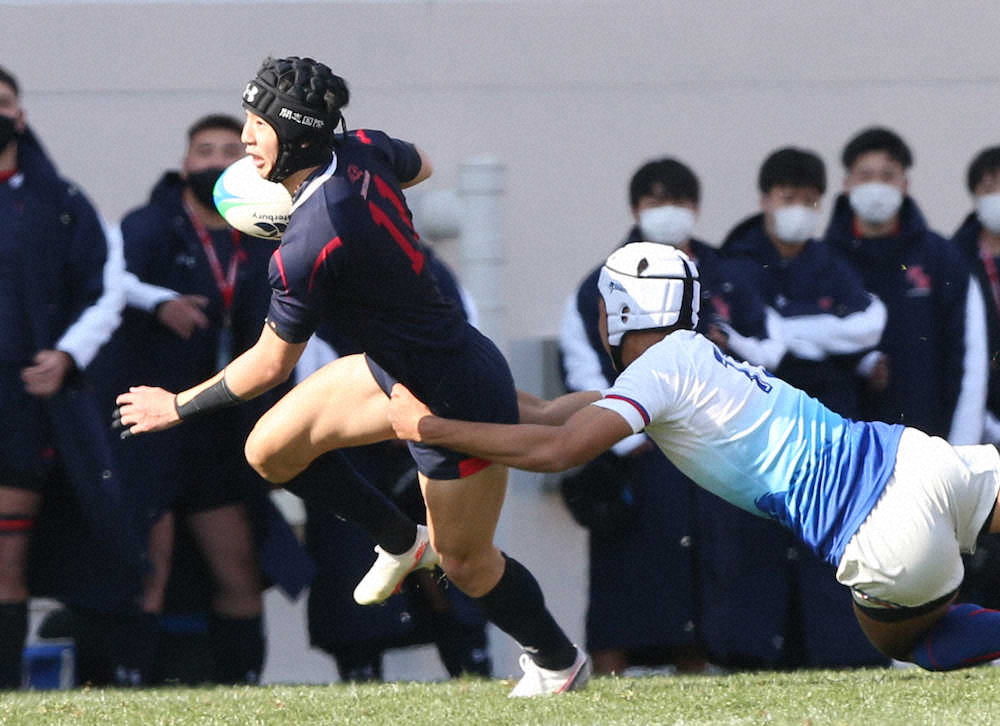 【画像・写真】大分東明　ジョアペ先制トライから怒とうの57得点　初出場の開志国際は花園初トライも敗退