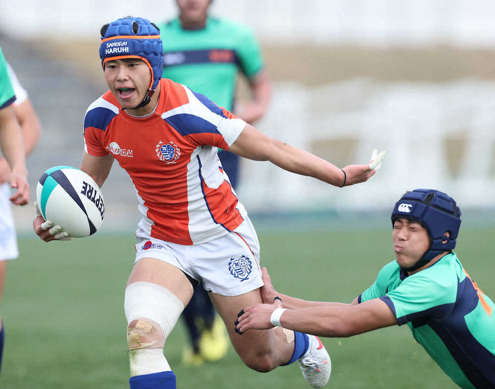 【画像・写真】中部大春日丘　12トライ猛攻で78点　同校2番目のハイスコア　熊野の花園初勝利はお預け