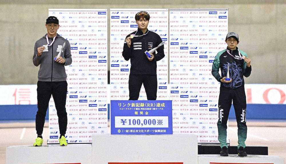 【画像・写真】村上　男子500国内最高V!有言実行で目標達成「うれしい」