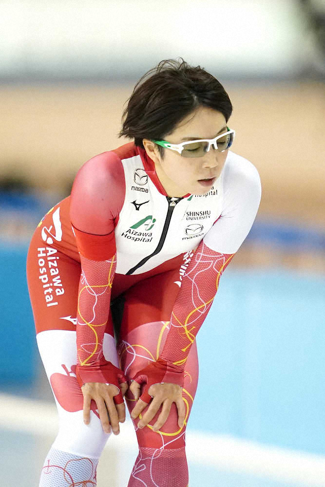 ＜全日本スピードスケート選手権＞女子500メートルで2位に終わった小平奈緒