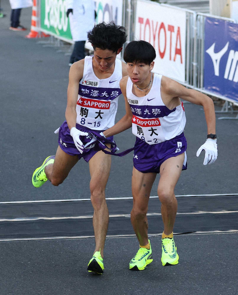 【画像・写真】駒大3位　復路充実、逆転射程2分21秒差!大八木監督「攻めるレースを」