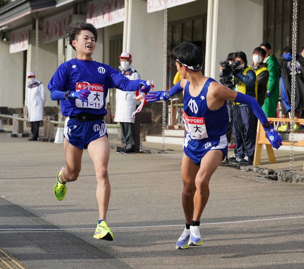 【画像・写真】【箱根駅伝6区】往路7位の順大は清水主将が区間2位の快走で5位浮上