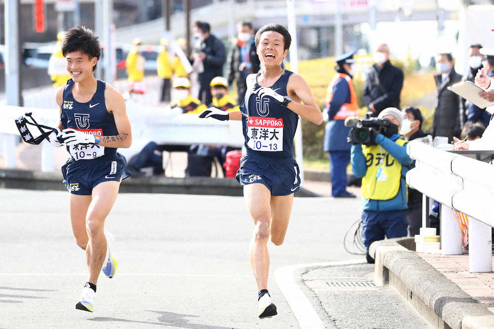 【画像・写真】【箱根駅伝8区】東洋大・野口英希「落ち着いて走ることを意識」冷静に区間2位好走