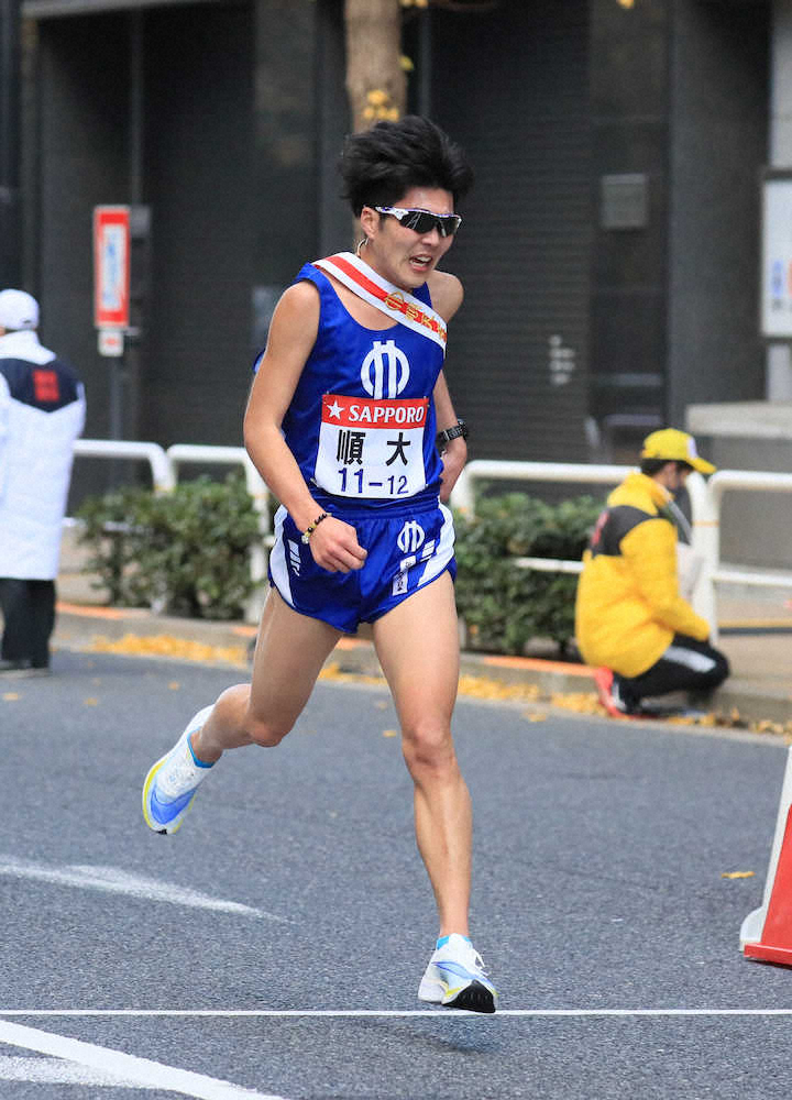 【画像・写真】順大　7位でシード権確保、長門監督「ハーフ走らせて地力ついた」