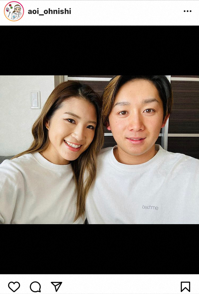 【画像・写真】女子ゴルフの大西葵が伊藤有志との結婚を発表　自身のインスタでツーショット報告