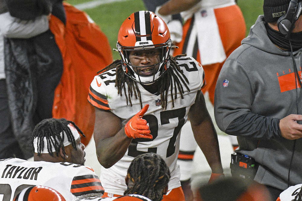 【画像・写真】NFLプレーオフで波乱　監督不在のブラウンズが26季ぶりに白星　スティーラーズを撃破
