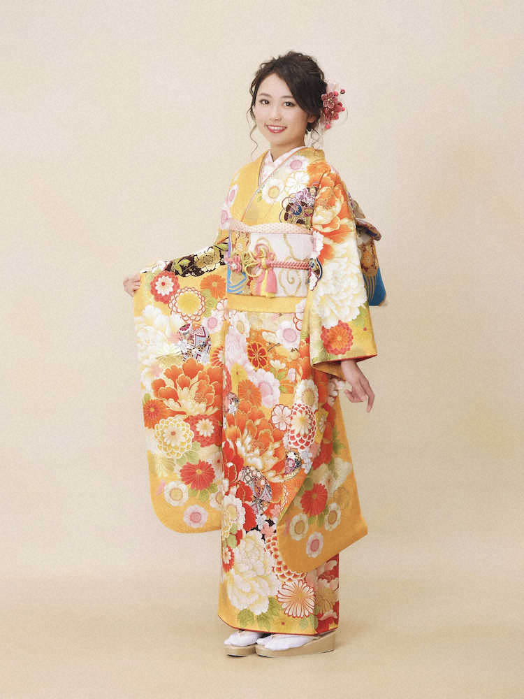 【画像・写真】安田祐香が晴れ着姿を披露　成人式は延期も「人としても立派な大人になれるよう成長していきたい」