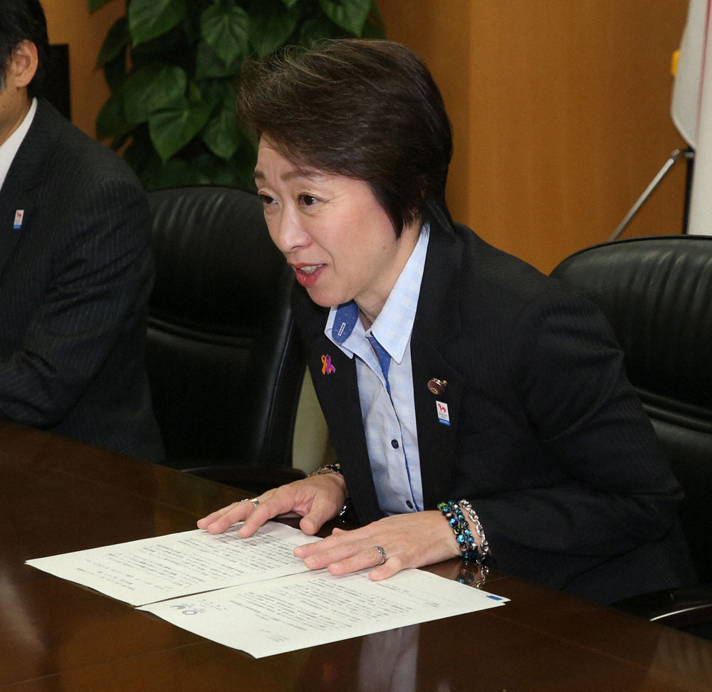 【画像・写真】橋本五輪相「安心安全な大会を開催できる国として発信できるよう努力したい」