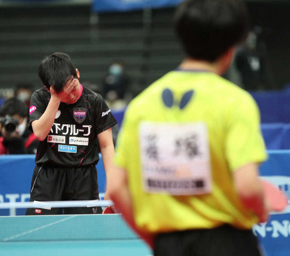 【画像・写真】スーパー中学1年生・松島、張本超え最年少Vならず「相手が強かった」