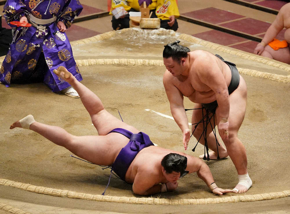 【画像・写真】初場所14日目　大栄翔、初の賜杯に王手　正代敗れ単独トップで千秋楽へ