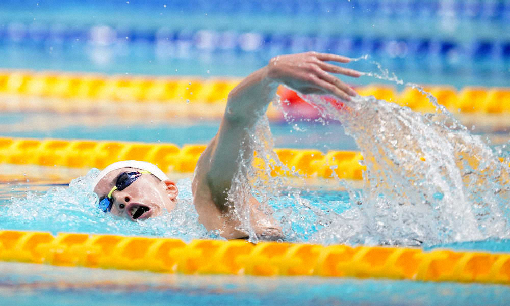 【画像・写真】大橋、得意種目でVも　自身の日本記録から6秒40遅れ「ぼちぼちかな」