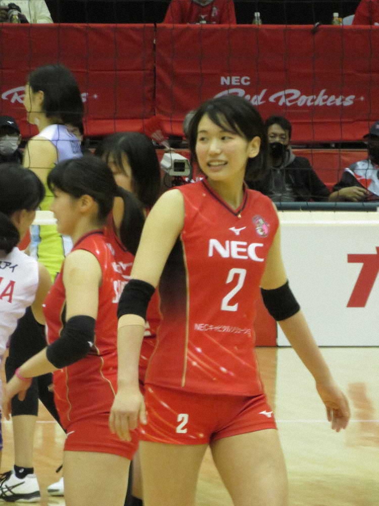 【画像・写真】NEC・古賀、チーム最多28得点で5連勝導いた　東京五輪中止報道も「今やれることを」