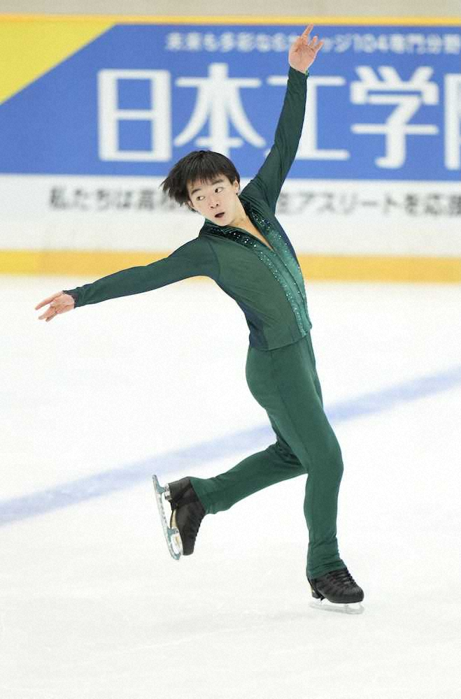 【画像・写真】初出場の鍵山が貫禄見せた　4回転3本成功！実力発揮で圧巻V