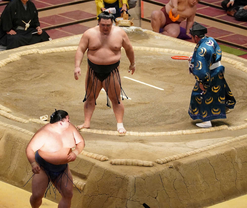 【画像・写真】朝乃山11勝でカド番脱出も　平幕・大栄翔優勝に「悔しい」