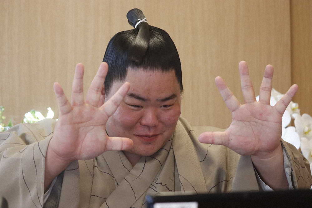 【画像・写真】大栄翔「実感湧いた」　初優勝から一夜明け　次の目標「関脇での勝ち越し」