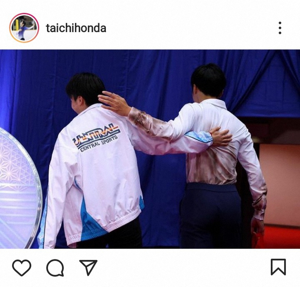 【画像・写真】本田太一さん「120点満点、最高のスケート人生」　インスタグラムで引退報告