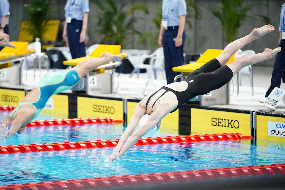 【画像・写真】池江璃花子　予選1位で決勝進出、東京五輪会場初レース　女子50メートル自由形