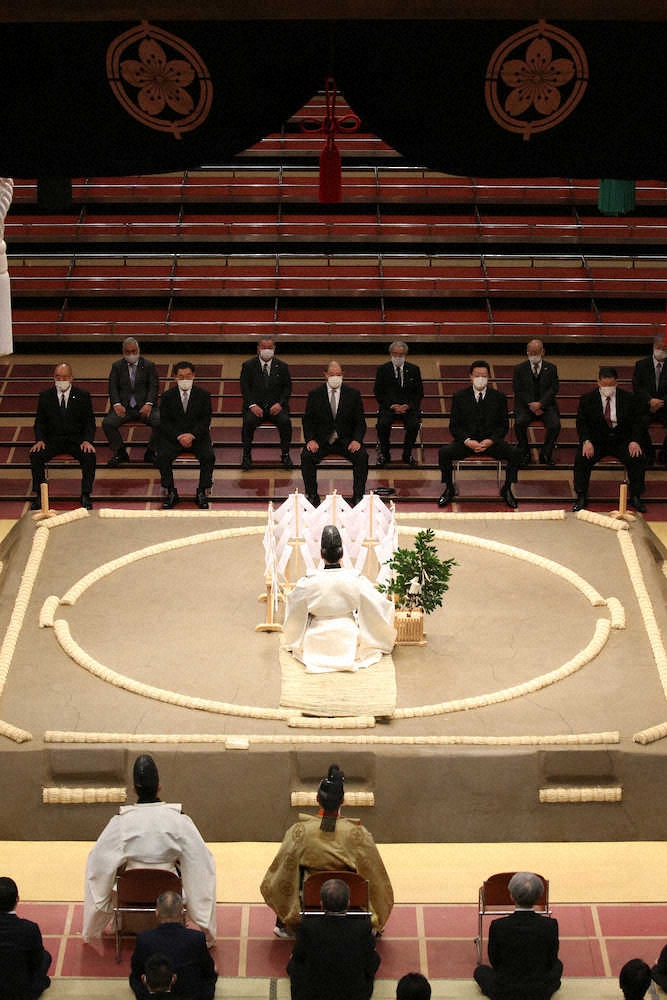 【画像・写真】例年大阪開催の3月場所　初の両国開催を土俵祭りで祈願