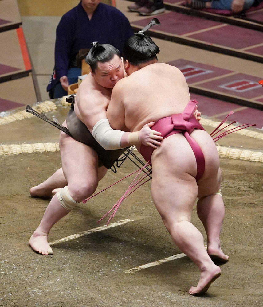 【画像・写真】【玉ノ井親方　視点】白鵬は踏み込んだ後の動きも速かった　上から下まで分厚い体に稽古の跡