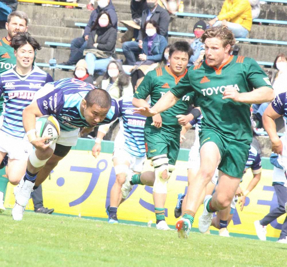 【画像・写真】トヨタ自動車、フーパー＆リード初の先発そろい踏みで4連勝　19年W杯の豪州＆NZ主将コンビ魅せた