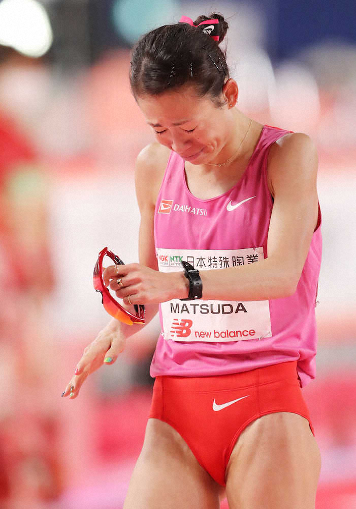 【画像・写真】松田瑞生　悔し涙の初優勝　“最強の補欠”は変わらず「ふがいない走りで終わった」